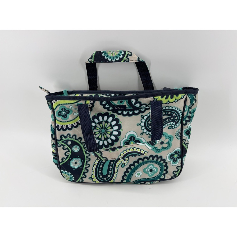Thirty-One True Beauty Bag Paisley Day Toiletry Travel Cosmetic Bag Hostess Excl